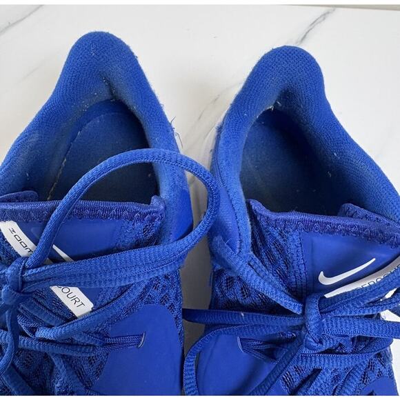 Nike Zoom Hyperspeed Court Women's 9.5 Blue White Volleyball Indoor Shoes - Picture 6 of 9
